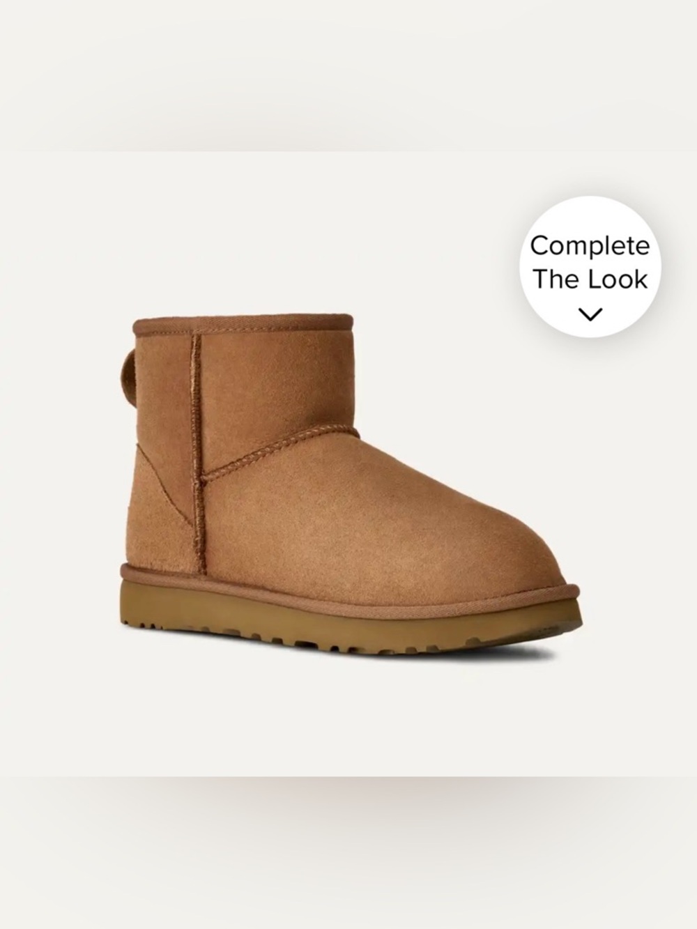 UGG Chestnut Classic Mini II Suede Ankle Boots